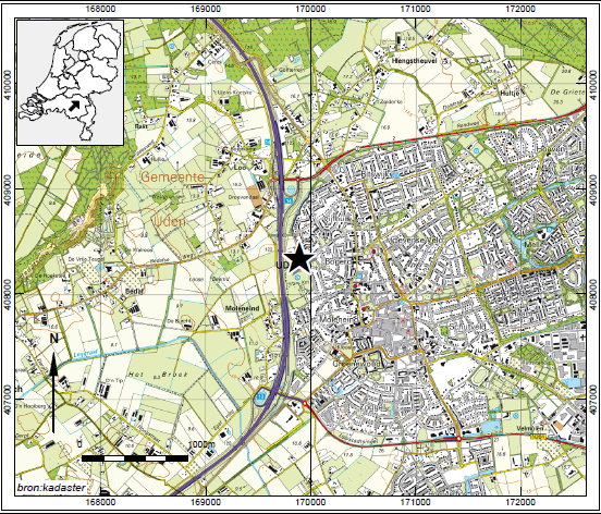 Ligging Merovingisch grafveld